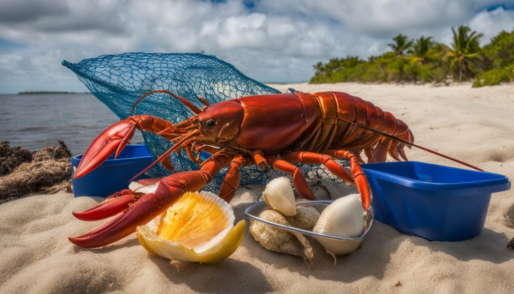 lobstering gear in Florida